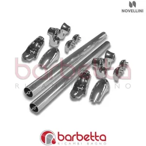 BARRE DI SOSTEGNO YOUNG L.356 MM IN FINITURA CROMO RICAMBIO NOVELLINI R80YOU356-K