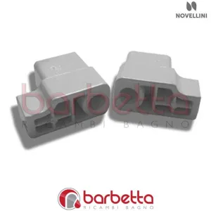 CONFEZIONE GIUNZIONI FISSE STAR S-2S IN FINITURA BIANCO RAL RICAMBIO NOVELLINI R08STO1-26