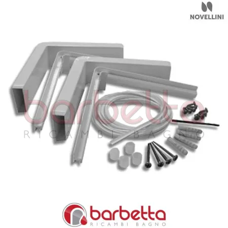 CONFEZIONE DI MONTAGGIO INTERNATIONAL TRIS A IN FINITURA SILVER RICAMBIO NOVELLINI R01INA-57