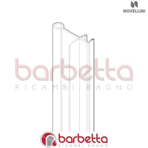 GUARNIZIONE VERTICALE MANIGLIA N 01 2AS-3AS H1967 RICAMBIO NOVELLINI R50BN23AS1-TR