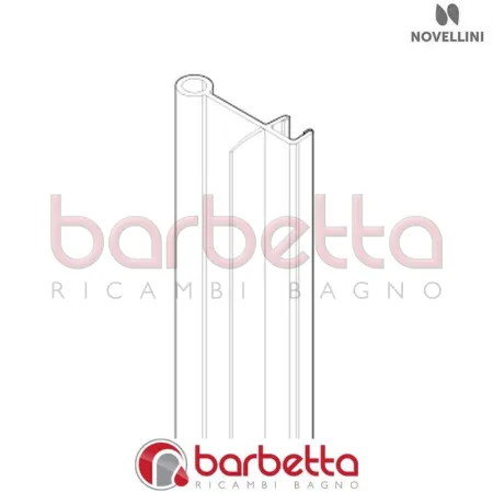 GUARNIZIONE VERTICALE MANIGLIA N 01 2AS-3AS H1967 RICAMBIO NOVELLINI R50BN23AS1-TR