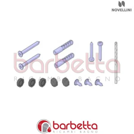 CONFEZIONE VITERIA FREE 2 P H190 H85 IN FINITURA BIANCO RICAMBIO NOVELLINI R01FR2POAB1-A