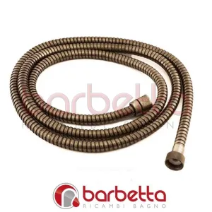 FLESSIBILE DOCCIA CONICO BRONZATO 1/2" X 1/2" Femmina da 150 cm.
