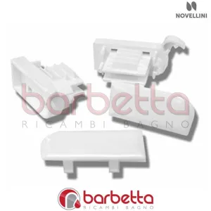 CONFEZIONE TAPPI E COPERTURE YOUNG 1B IN FINITURA BIANCO RAL RICAMBIO NOVELLINI R03YO1B-26