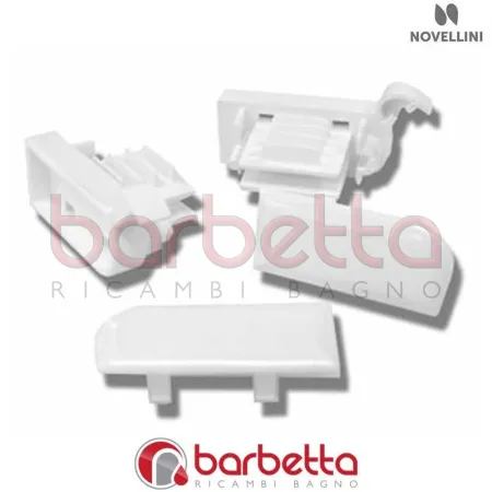 CONFEZIONE TAPPI E COPERTURE YOUNG 1B IN FINITURA BIANCO RAL RICAMBIO NOVELLINI R03YO1B-26