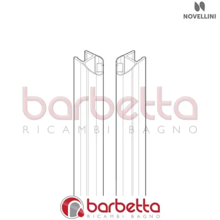 COPPIA MAGNETI U 01 R-2GS RICAMBIO NOVELLINI R10BUR01-TR