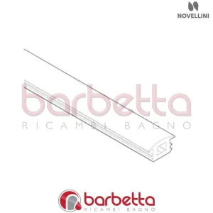 GUARNIZIONE COPERTURA SEDE VETRO H01-02 2A-2P-A IN FINITURA NERO RICAMBIO NOVELLINI R51BH2A1-H
