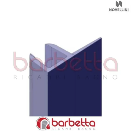 GUARNIZIONE VERTICALE ANTA E 01 3P RICAMBIO NOVELLINI R50BE3P1-TR
