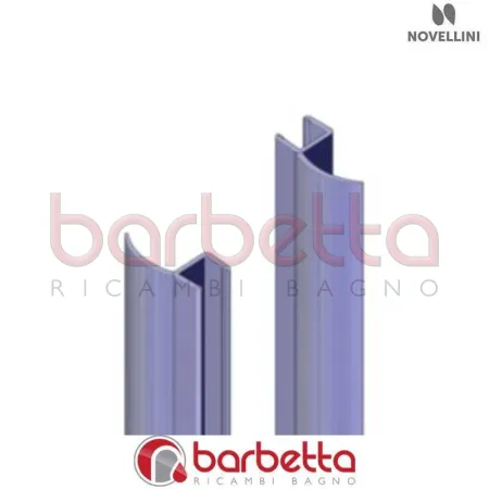 GUARNIZIONE VERTICALE TENUTA ANTE MANIGLIA E 01 3P RICAMBIO NOVELLINI R50ABE3P1-TR