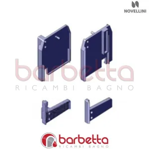 CONFEZIONE TAPPI BINARI ELYT P IN FINITURA BIANCO RICAMBIO NOVELLINI R04ELYP1-A