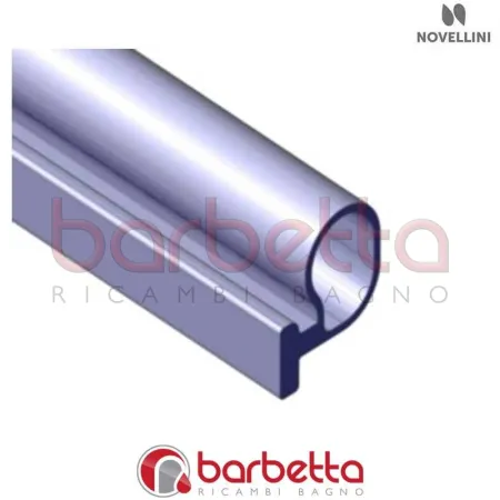 GUARNIZIONE ORIZZONTALE ELYT S MM873 IN FINITURA GRIGIO RICAMBIO NOVELLINI R51ELYS1-83