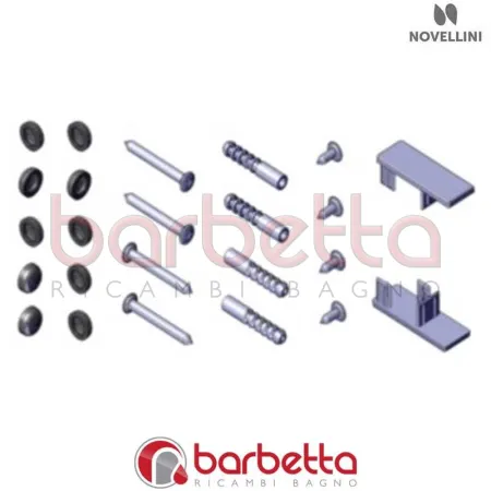 CONFEZIONE MONTAGGIO E VITERIA ELYT G-S IN FINITURA BIANCO RICAMBIO NOVELLINI R01ELYG1-A