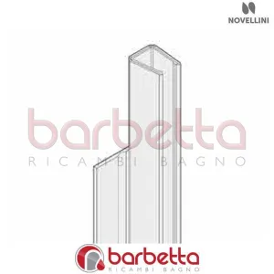 GUARNIZIONE ANTA MOBILE H 02 R RICAMBIO NOVELLINI R50ABH2R01-TR