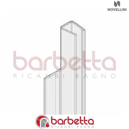 GUARNIZIONE ANTA MOBILE H 02 R RICAMBIO NOVELLINI R50ABH2R01-TR