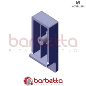 CONFEZIONE FERMO ANTE ELYT B IN FINITURA CROMO RICAMBIO NOVELLINI R06ELYB1-K