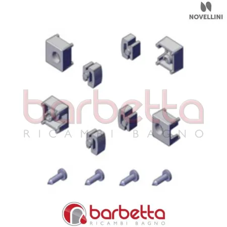 CONFEZIONE AMMORTIZZATORI ELYT A-2A-R80 ZEPHYROS RICAMBIO NOVELLINI R08ELYA1-A