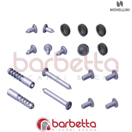 CONFEZIONE VITERIA ELYT R IN FINITURA CROMO RICAMBIO NOVELLINI R01ELYR1-K