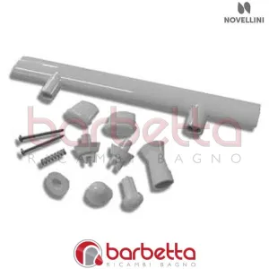 MANIGLIA ELISEE VERTICALE IN FINITURA CROMO RICAMBIO NOVELLINI R40MAEV1-K