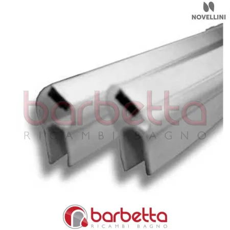 COPPIA PROFILI MAGNETICI IN FINITURA BIANCO RICAMBIO NOVELLINI R10ALAR1-A