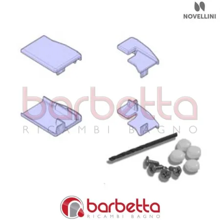 CONFEZIONE MONTAGGIO VISION F IN FINITURA BIANCO RICAMBIO NOVELLINI R01VISF1-A