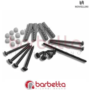 CONFEZIONE MONTAGGIO LUNES 2P IN FINITURA BIANCO RICAMBIO NOVELLINI R01LU2P1-A