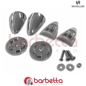 KIT CONVERSIONE BOX WALK IN FINITURA CROMO RICAMBIO NOVELLINI KITBOXWKN-40