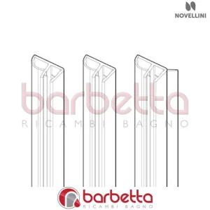 CONFEZIONE 3 GUARNIZIONI VERTICALE TRASCINATORE TENUTA ANTA BJ013PH RICAMBIO NOVELLINI R50BJ3PH1-TR