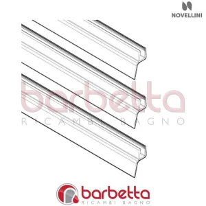GUARNIZIONE ORIZZONTALE TENUTA 3 PEZZI BJ 01 3P RICAMBIO NOVELLINI R51BJ3P1-TR