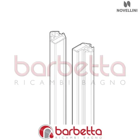 COPPIA MAGNETI J 01 G IN FINITURA SILVER RICAMBIO NOVELLINI R10BJG01-B