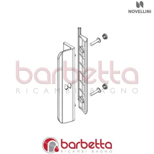 MANIGLIA PROFILO LUNES2 A-G-2P-2A-B-R IN FINITURA BIANCO RICAMBIO NOVELLINI R40MAPLUN21-A