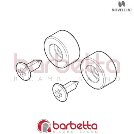 CONFEZIONE FERMA ANTE BL01 S RICAMBIO NOVELLINI R06BLS01-TR