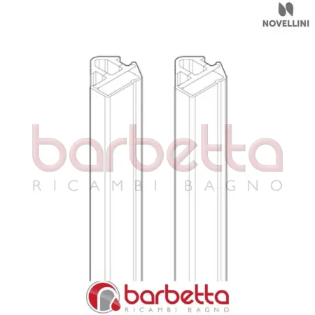 COPPIA MAGNETI J 01 B IN FINITURA BIANCO RICAMBIO NOVELLINI R10BJB01-30