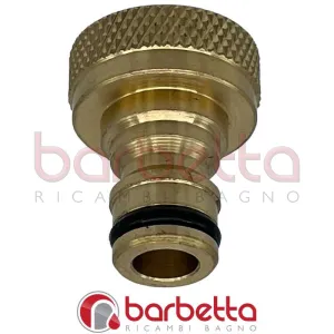 PRESA A RUBINETTO PER ATTACCO RAPIDO IN OTTONE DA 1/2”