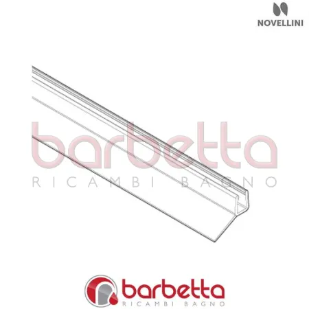 GUARNIZIONE ORIZZONTALE ANTA BJ 02 S RICAMBIO NOVELLINI R51BJS01-TR