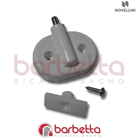 CONFEZIONE CERNIERA STAR LUNES G+F IN LINEA IN FINITURA BIANCO RICAMBIO NOVELLINI R02SLGF1-A