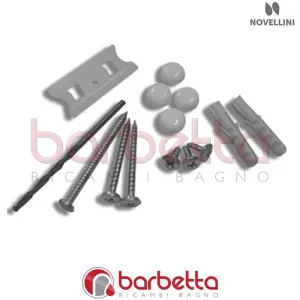 CONFEZIONE MONTAGGIO LUNES 2A 2AV IN FINITURA BIANCO RICAMBIO NOVELLINI R01LU2A1-A