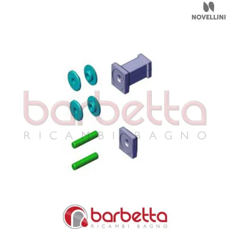 CONFEZIONE MONTAGGIO MANIGLIA CRISTALLO RICAMBIO NOVELLINI R401MAROS1-K