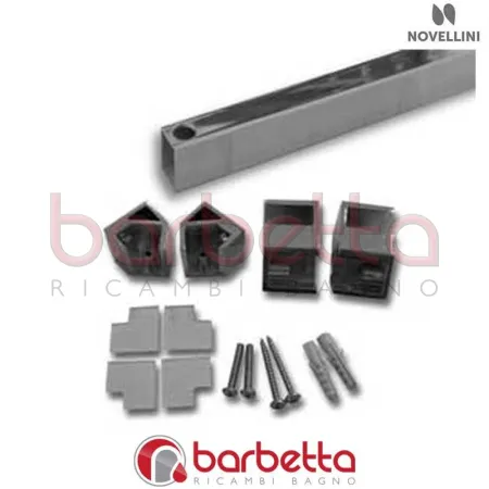 BARRA SOSTEGNO KUADRA G+F/2F IN LINEA 30 CM RICAMBIO NOVELLINI R80KUGF30-K