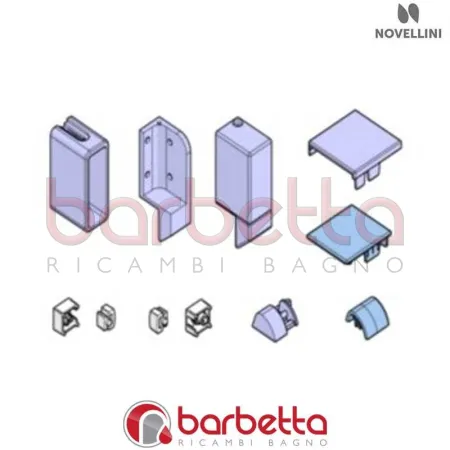 CONFEZIONE PARTICOLARE PLASTICA E 01 PHB-PHVB DX RICAMBIO NOVELLINI R09BEPHBD1-K