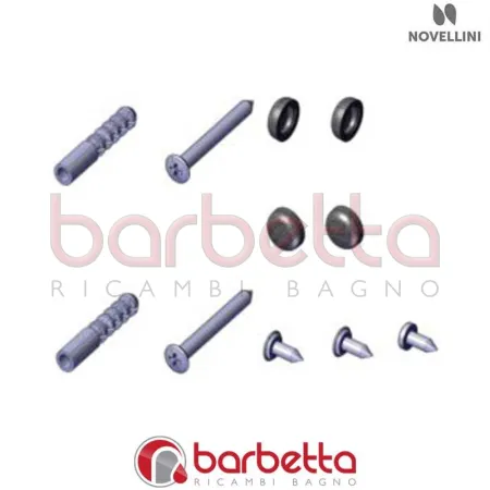 CONFEZIONE VITERIA E 01 FH IN FINITURA BIANCO RICAMBIO NOVELLINI R01BEFH1-A
