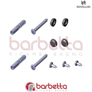 CONFEZIONE VITERIA E 01 FH IN FINITURA CROMO RICAMBIO NOVELLINI R01BEFH1-K