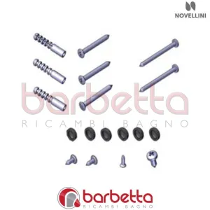 CONFEZIONE MONTAGGIO E VITERIA E 01 2A IN FINITURA BIANCO RICAMBIO NOVELLNI R01BE2A1-A