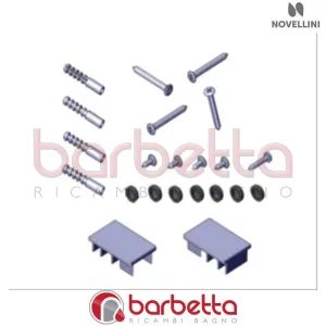 CONFEZIONE PLASTICA VITERIA E 01 B IN FINITURA CROMO RICAMBIO NOVELLINI R01BEB01-K