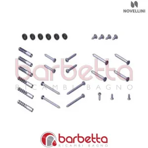 CONFEZIONE MONTAGGIO VITERIA E 01 A IN FINITURA CROMO RICAMBIO NOVELLINI R01BEA01-K