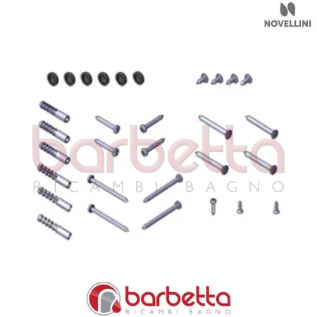 CONFEZIONE MONTAGGIO VITERIA E 01 A IN FINITURA CROMO RICAMBIO NOVELLINI R01BEA01-K