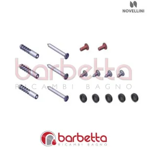 CONFEZIONE MONTAGGIO VITERIA E 01 R IN FINITURA BIANCO RICAMBIO NOVELLINI R01BER01-A