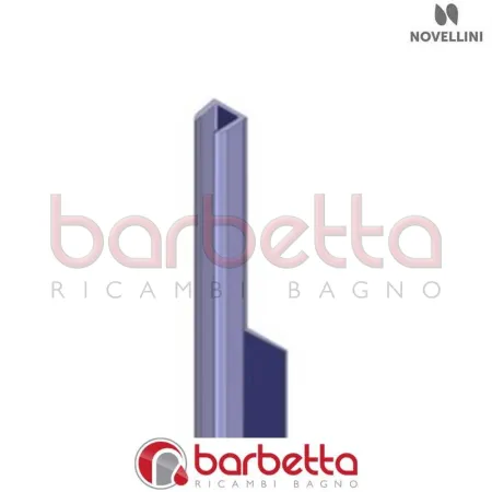 GUARNIZIONE VERTICALE ANTA MOBILE DX E 01 R RICAMBIO NOVELLINI R50ABERD1-TR