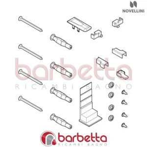 CONFEZIONE MONTAGGIO BI 02 2P-2PF RICAMBIO NOVELLINI R01BI22PF1-K