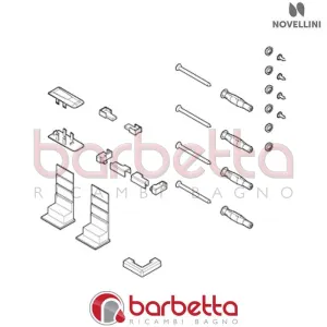 CONFEZIONE MONTAGGIO LATO BI 02 A RICAMBIO NOVELLINI R01BI2A01-K