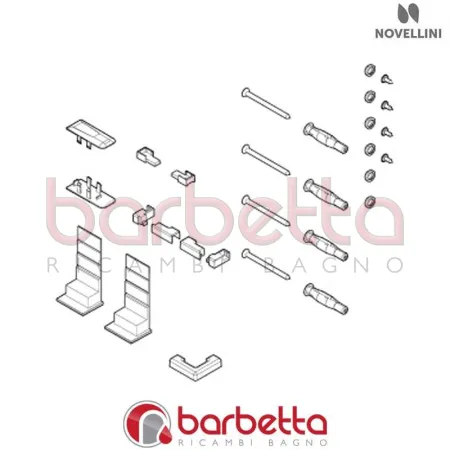 CONFEZIONE MONTAGGIO LATO BI 02 A RICAMBIO NOVELLINI R01BI2A01-K